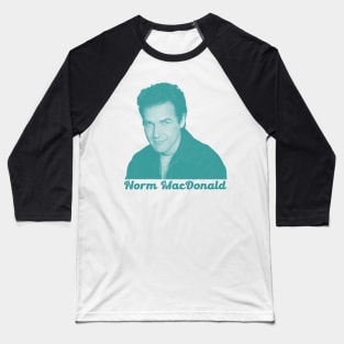 Norm MacDonald 90s Aesthetic Design Baseball T-Shirt